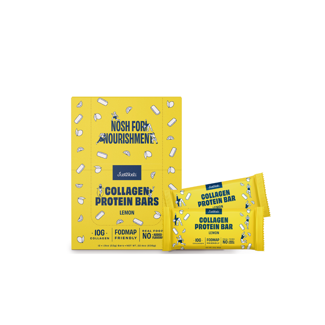 JustNosh Collagen Protein Bars 12ct Lemon