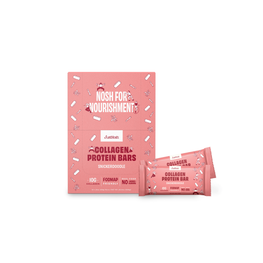 JustNosh Collagen Protein Bars 12ct Snickerdoodle