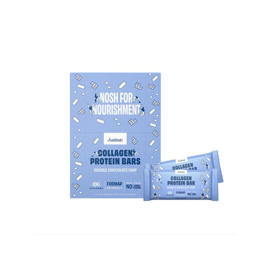 JustNosh Collagen Protein Bars 12ct Double Chocolate Chip