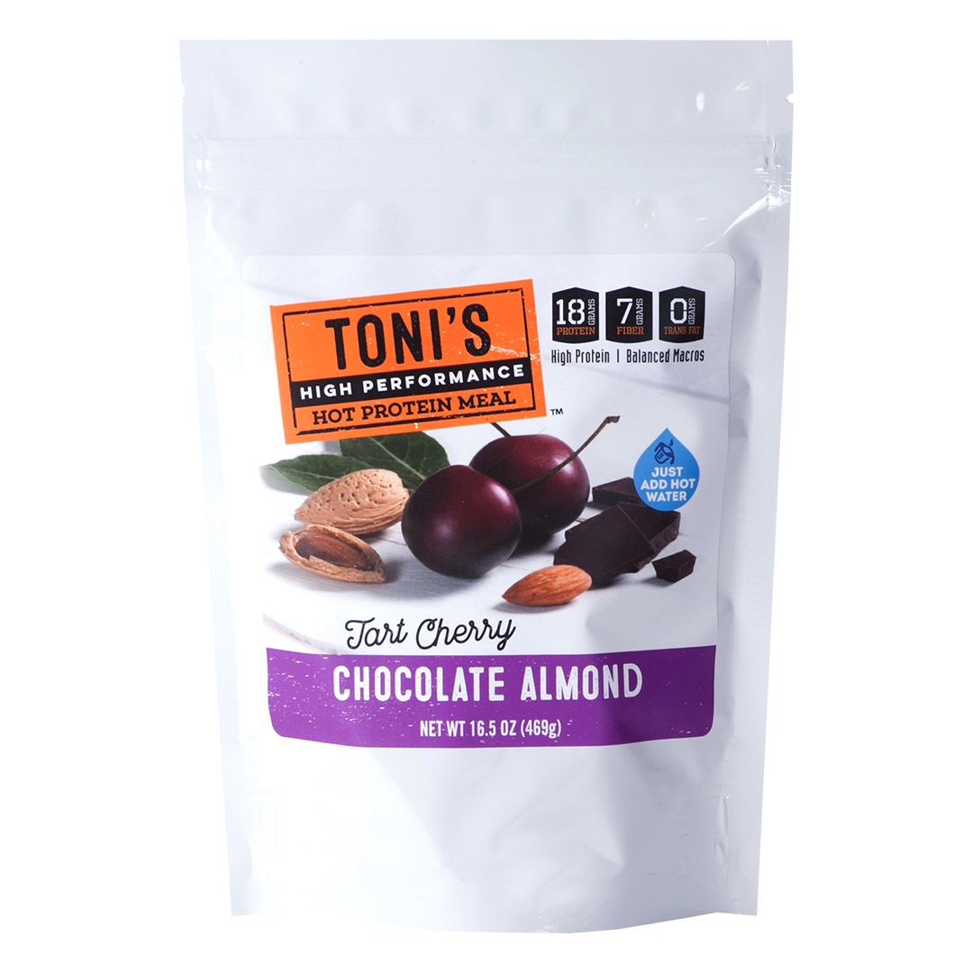 Cherry Chocolate Almond 7 meal pouch and 25 and 50 meal bulk