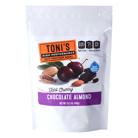 Cherry Chocolate Almond 7 meal pouch and 25 and 50 meal bulk