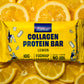 JustNosh Lemon Collagen Protein Bar – 12 Pack (13g Protein)