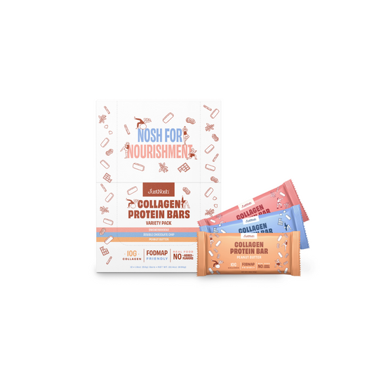 JustNosh Collagen Protein Bars 12ct Variety Pack