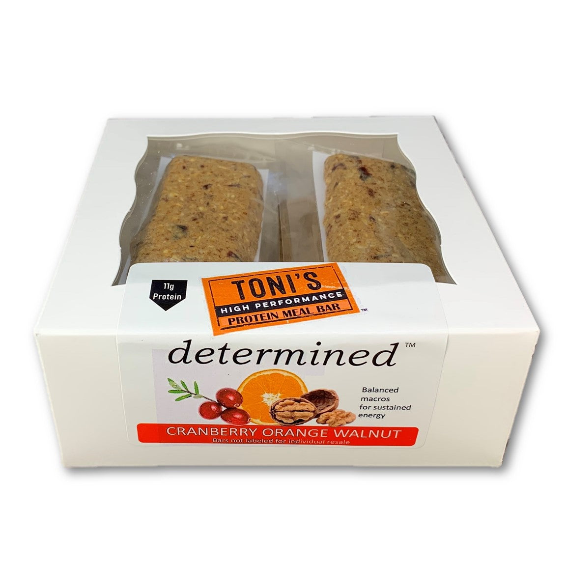 Cranberry Orange Walnut meal bar 10 pack